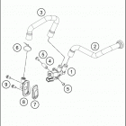 2017 690 DUKE WHITE ENGINE Secondar y air system sas