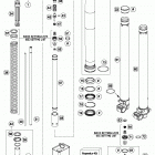85 SX CHASSIS Передняя вилка