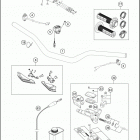 2017 450 XC-F CHASSIS Руль