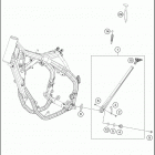 2017 300 XC CHASSIS Side-   /   center st and