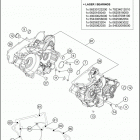 2017 300 XC ENGINE Картер двигателя