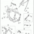 2016 125 SX CHASSIS Рама