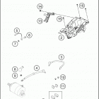2017 250 XC-F CHASSIS Batter y
