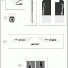 2017 FS 450 CHASSIS Наклейки