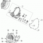 250 XC-F ENGINE Кожух сцепления