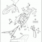 2017 TC 50 CHASSIS Обтекатель , крылья