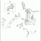 2017 390 DUKE BLACK ABS CHASSIS Глушитель