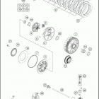 2017 250 SX ENGINE Сцепление