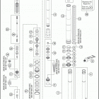 2017 FC 450 CHASSIS Передняя вилка