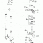 2017 1290 SUPER ADVENTURE R CHASSIS Передняя вилка