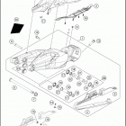 2017 1290 SUPER DUKE GT GREY CHASSIS Бугель