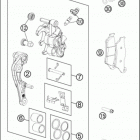 2017 FX 350 CHASSIS Передний тормозной суппорт