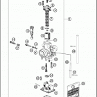 2017 50 SX ENGINE Карбюратор