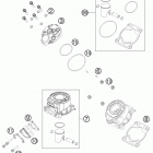 50 SX MINI ENGINE Цилиндр