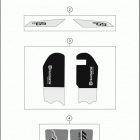 2017 TC 65 CHASSIS Наклейки