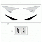 2016 1190 ADVENTURE R CHASSIS Наклейки