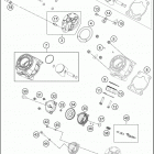 2016 65 SX ENGINE Цилиндр