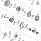 2016 1190 ADVENTURE GREY ENGINE Трансмиссия 2-контрпривод