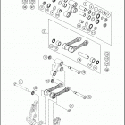 2016 450 XC-F CHASSIS Соединение рычагов