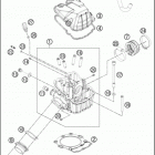 2016 500 EXC ENGINE Головка цилиндров