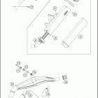 2016 250 FREERIDE CHASSIS Глушитель