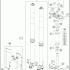 2016 300 XC-W CHASSIS Передняя вилка