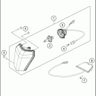 2016 450 XC-W CHASSIS Фара