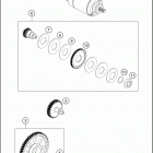 2016 390 DUKE BLACK ENGINE Electric st arter