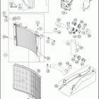 2016 1190 ADVENTURE GREY ENGINE Система охлаждения