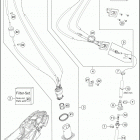 2016 690 ENDURO R CHASSIS Топливный насос