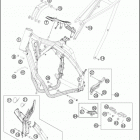 2016 300 XC-W CHASSIS Рама