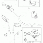 2016 690 ENDURO R CHASSIS Руль
