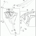 2016 300 XC-W CHASSIS T ank, sea t , cover