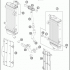 2016 350 XC-F ENGINE Система охлаждения