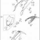 2016 300 XC-W CHASSIS Обтекатель , крылья