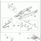2016 450 XC-W CHASSIS Маятник