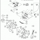 2016 1190 ADVENTURE ORANGE CHASSIS Панель инструментов