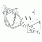 2016 450 XC-W CHASSIS Side   /   center st and