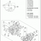 2016 350 XCF-W ENGINE Картер двигателя