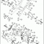 2016 1290 SUPERDUKE R ORANGE CHASSIS Рама