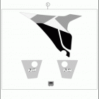 2016 85 SX CHASSIS Наклейки