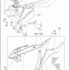 2016 65 SX CHASSIS T ank, sea t , cover