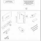 2016 1290 SUPERDUKE R ORANGE CHASSIS Additional parts