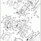 2016 1190 ADVENTURE R CHASSIS Обтекатель, крылья