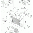 2016 690 ENDURO R ENGINE Система охлаждения