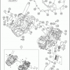 2016 1190 ADVENTURE GREY ENGINE Картер двигателя