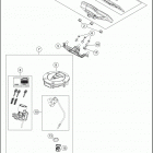 2016 1290 SUPERDUKE R ORANGE CHASSIS Панель приборов
