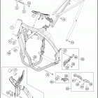 2016 450 XC-W CHASSIS Рама