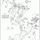 2016 1190 ADVENTURE R CHASSIS T ank, sea t , cover