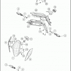 2016 1290 SUPERDUKE R ORANGE CHASSIS Фара